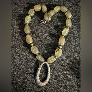 Silpada vintage prehenite necklace